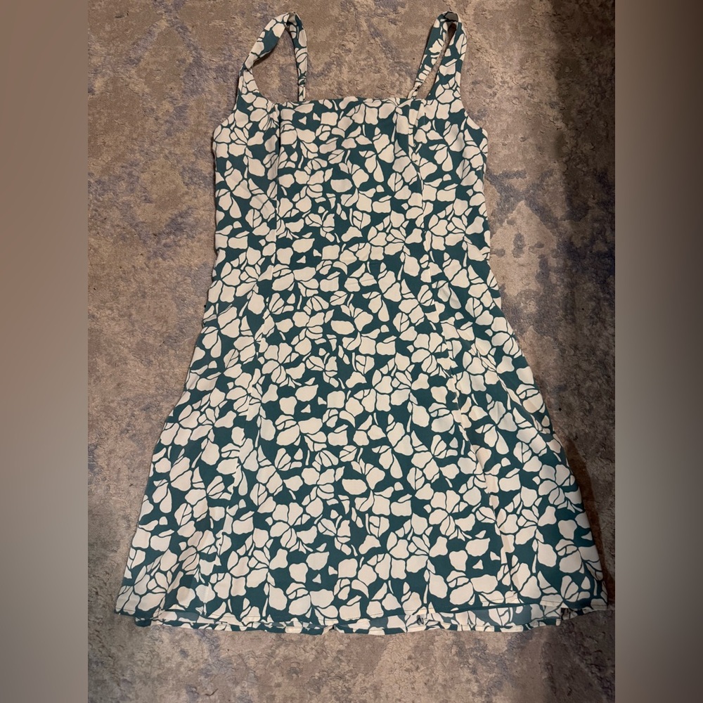 Abercrombie & Fitch Teal Smocked Dress